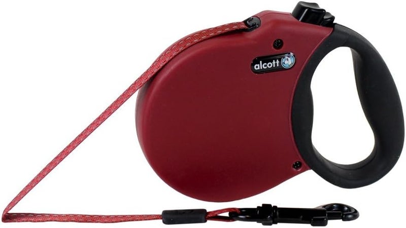 Essentials Retractable Adventure Leash, X-Small, Red