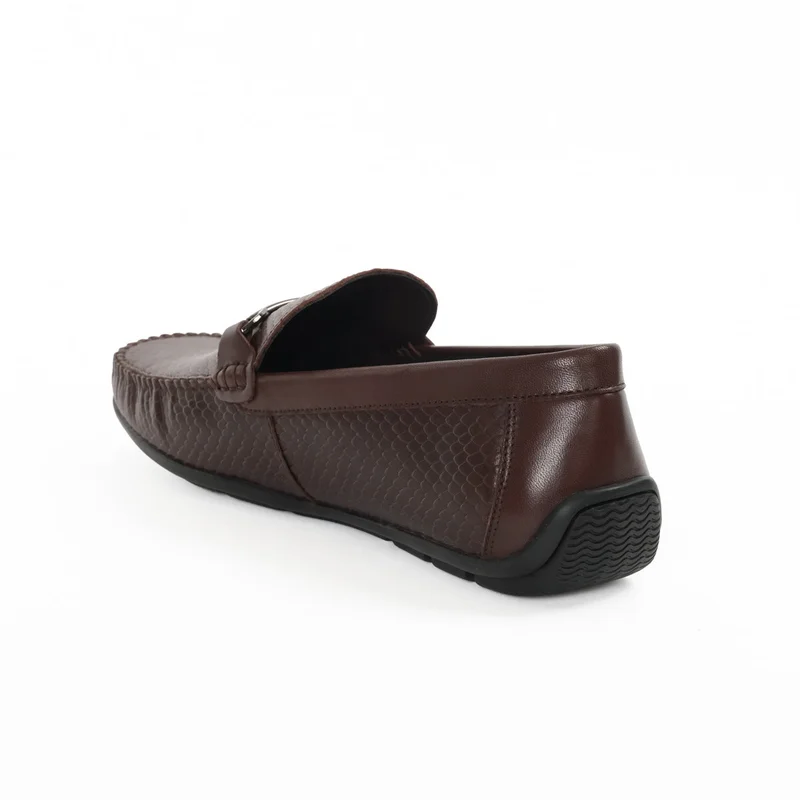 Milano Brown LEONARDO Flat Shoes & Slip-ons for Men | Best Price UAE