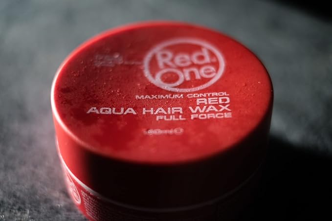 RedOne Hair Styling Wax Red 6x 150 ml Edge Control Hair Gel Wax Ultra Hold Strawberry Scent Men Women Hair Wax Maximum Control 6 PCS
