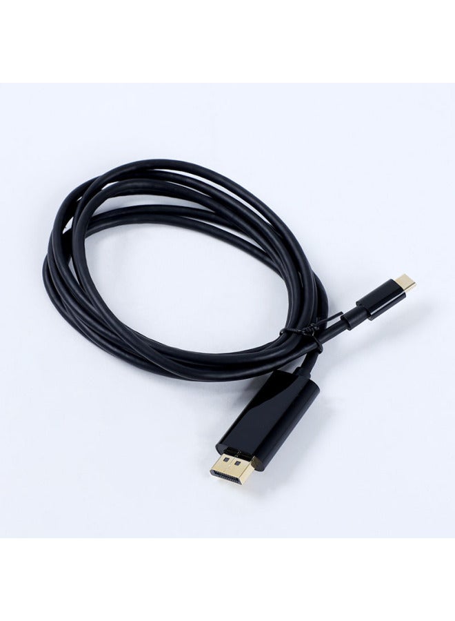 Type-C To DP Adapter Bidirectional Mutual Conversion Screen Mobile Phone Tablet Connected To Display HD Video Converter-Color:Abs Plastic - Image 1