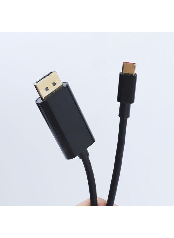 Type-C To DP Adapter Bidirectional Mutual Conversion Screen Mobile Phone Tablet Connected To Display HD Video Converter-Color:Abs Plastic - Image 3