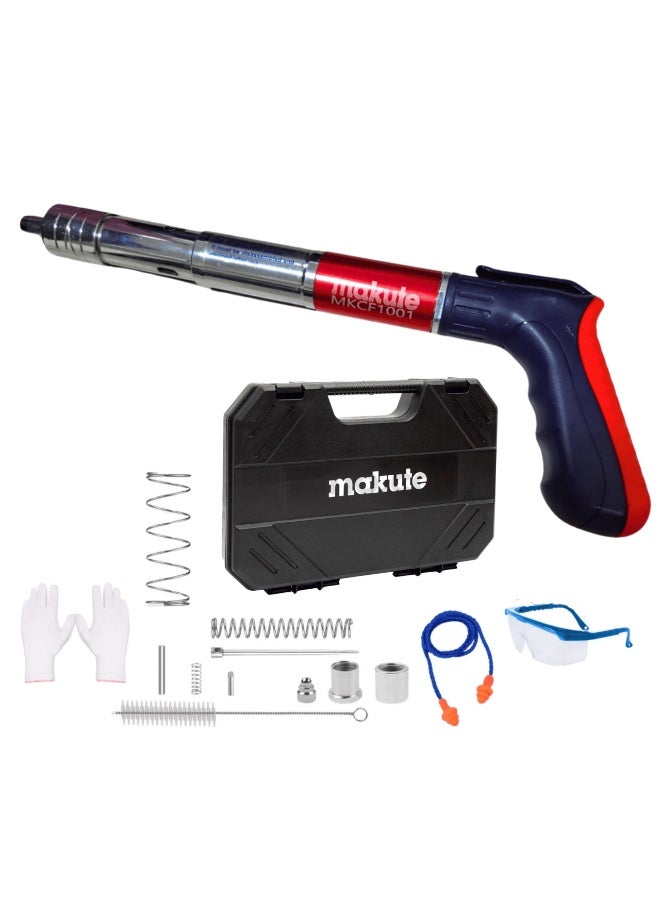 Makute Mini Nail Gun 1-Inch Fastening Tool with Case, Gloves & Kit – Manual Anchor Driver for Woodworking, Furniture, Molding, Upholstery, DIY & Light Construction-MKCF1001 - Image 1