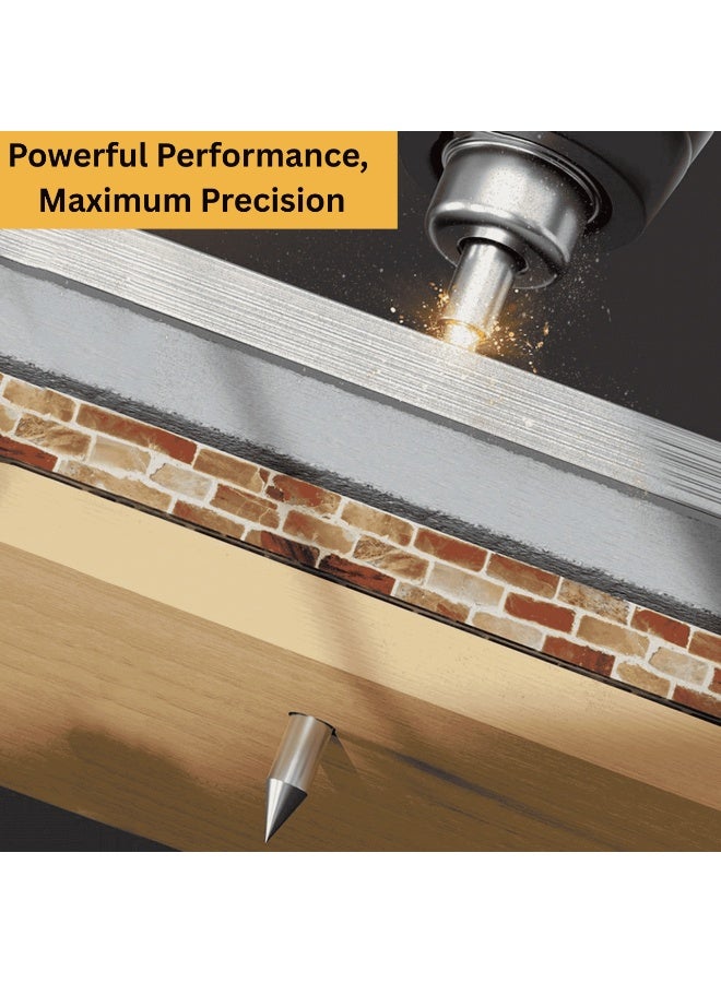 Makute Mini Nail Gun 1-Inch Fastening Tool with Case, Gloves & Kit – Manual Anchor Driver for Woodworking, Furniture, Molding, Upholstery, DIY & Light Construction-MKCF1001 - Image 4