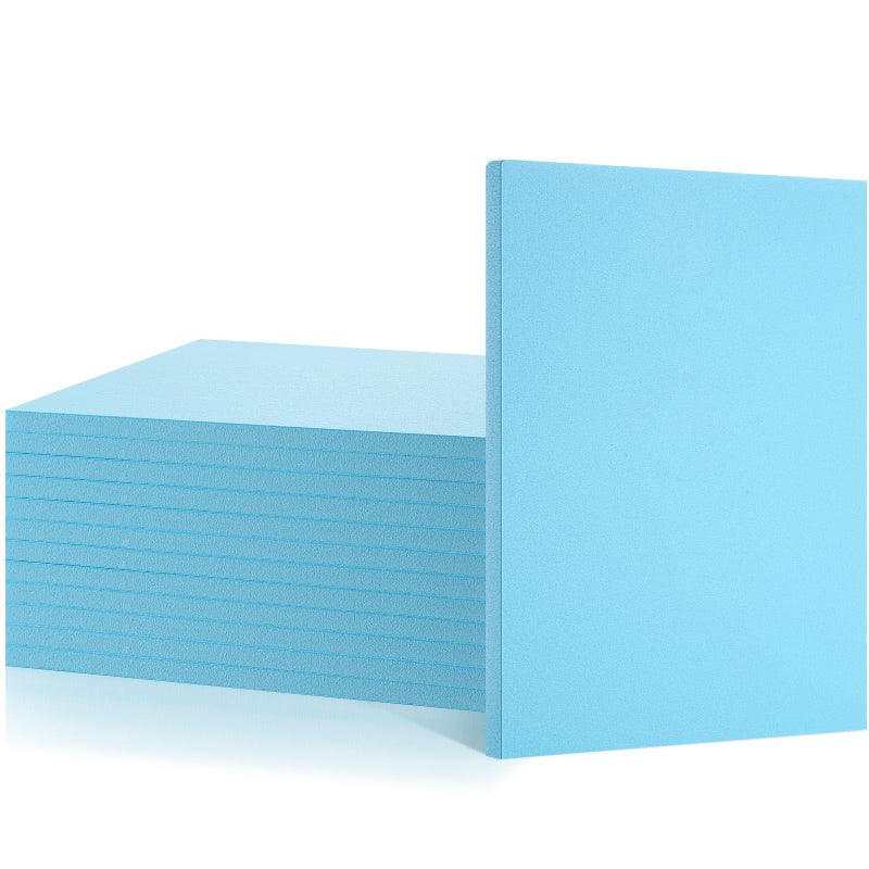 Frienda 12 Pcs Foam Board Bulk XPS Foam Sheet Panel for DIY Crafts Sculpture Modeling Floral Arrangements School Home Office Art12 X 12 X 12Blue - Image 2