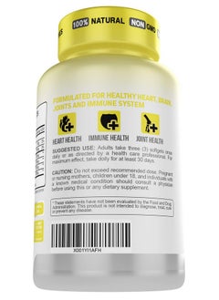 Herbtonics High Strength Omega 3 Fish Oil Supplement 3750Mg (High Epa 1350Mg + Dha 900Mg) Fish Oil Omega 3 Pills Triple Strength Burpless Wild Caught Fish Oil Capsules Heart Health Joint Support (180)  - Image 5