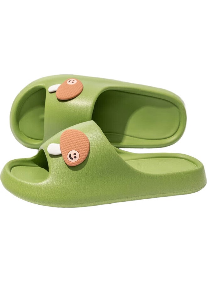 YUZHAOLIN Unisex Home Indoor Bathroom Shower Anti-Slip Slippers Yg266 Beige Size 40/41 - Image 1