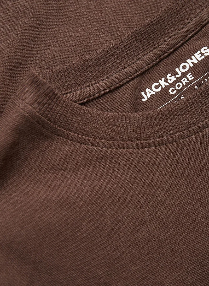 JACK & JONES Logo Print Crew Neck T-Shirt
