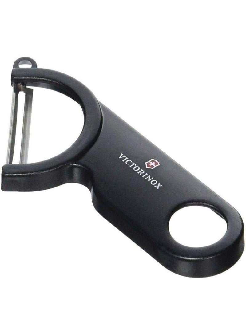 Victorinox Victorinox Peeler, Extra Sharp Blade, Robust Plastic Handle, Swiss Made, Black  - Image 1