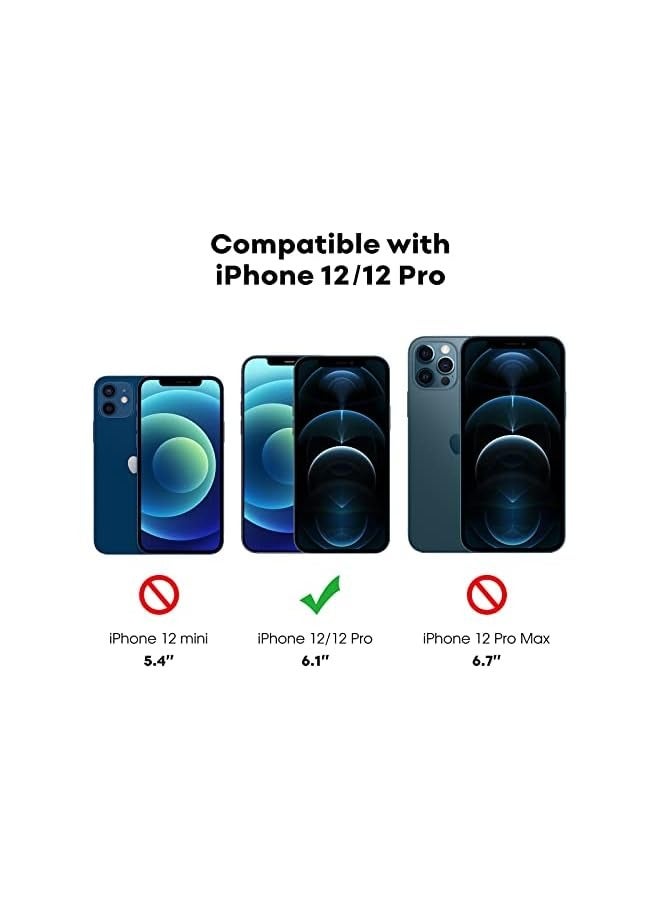 جي تيك واقي شاشة بتغطية كاملة من JETech لهاتف iPhone 12/12 Pro مقاس 6.1 بوصة، طبقة من الزجاج المقسى مع أداة تثبيت سهلة، صديق للحافظة، شفاف عالي الدقة، 3 عبوات - Image 3