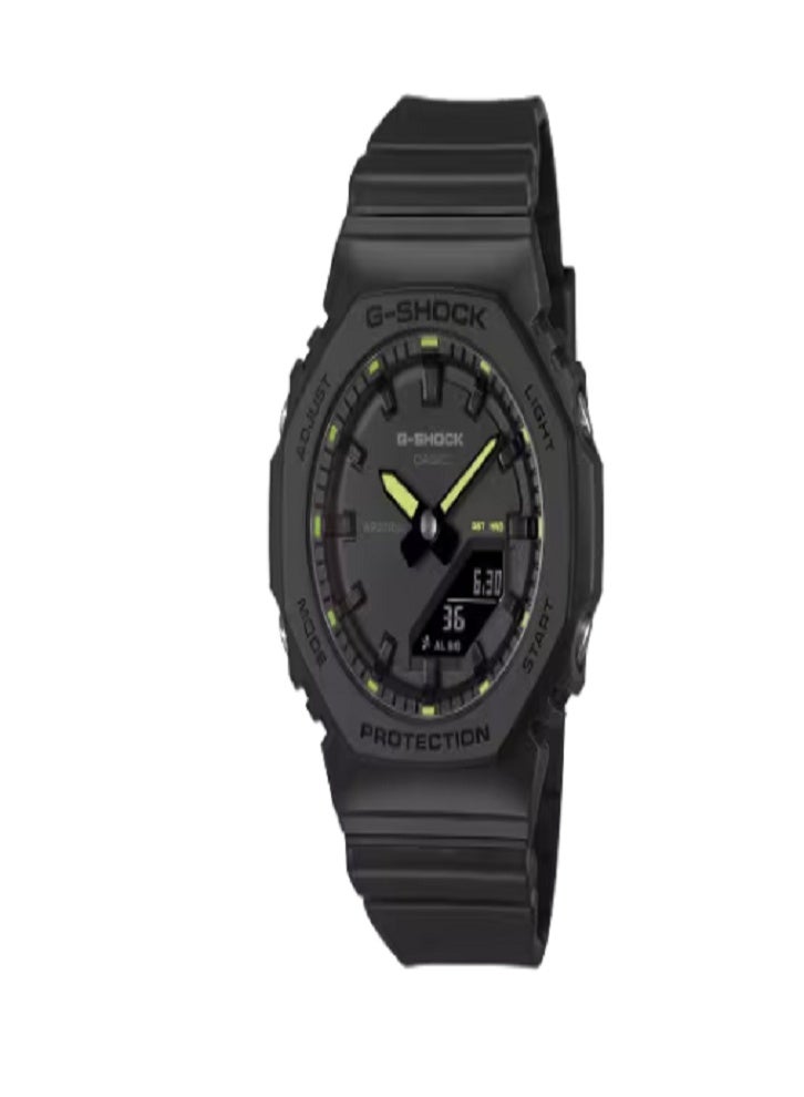 كاسيو Casio G-Shock GMA-P2100SA-1A2DR: نيون مدمج من الراتنج الحيوي "CasiOak"