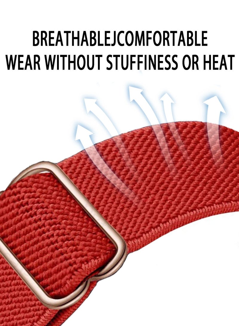 X-level 2 Pack 22mm Watch Band Compatible With Huawei Watch GT4 46mm, Huawei Watch 4 46mm,Samsung Galaxy Watch 3 45mm,Samsung Gear S3 Women Men Adjustable Solo Loop Elastic Wristbands Strap - Image 2