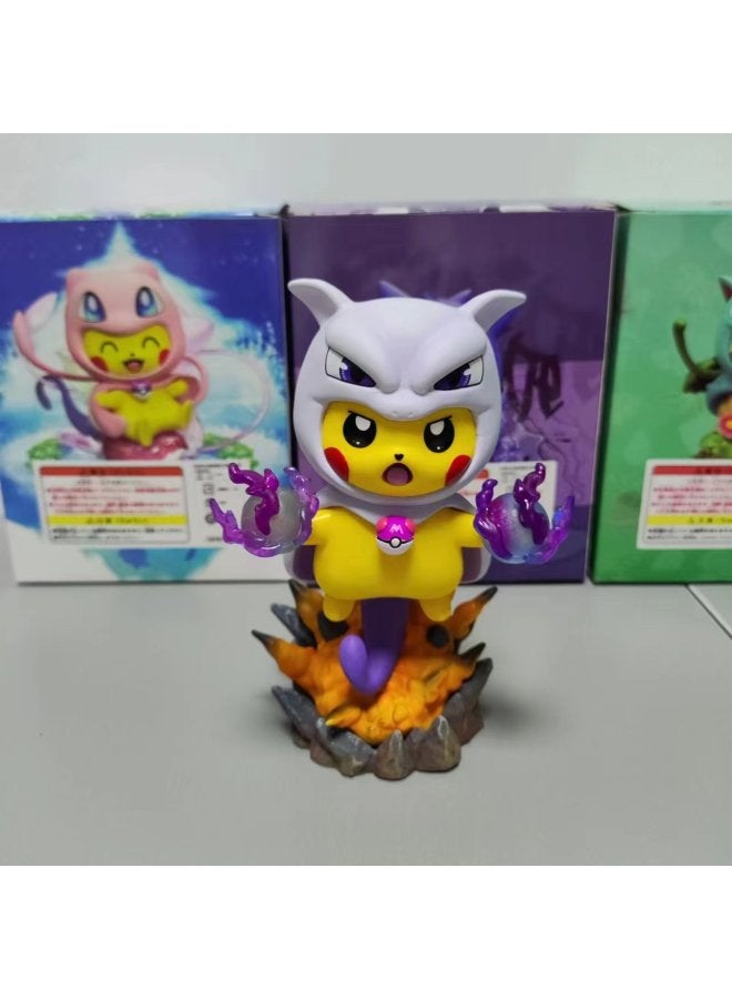 لعبة زينة مصنوعة يدويًا من Geng Gui Chao Dream Enduring Frog Keda Duck تنين يتنفس النار وسهم الماء وسلحفاة Banguila COS - اللون: Gengar PKQ - Image 3