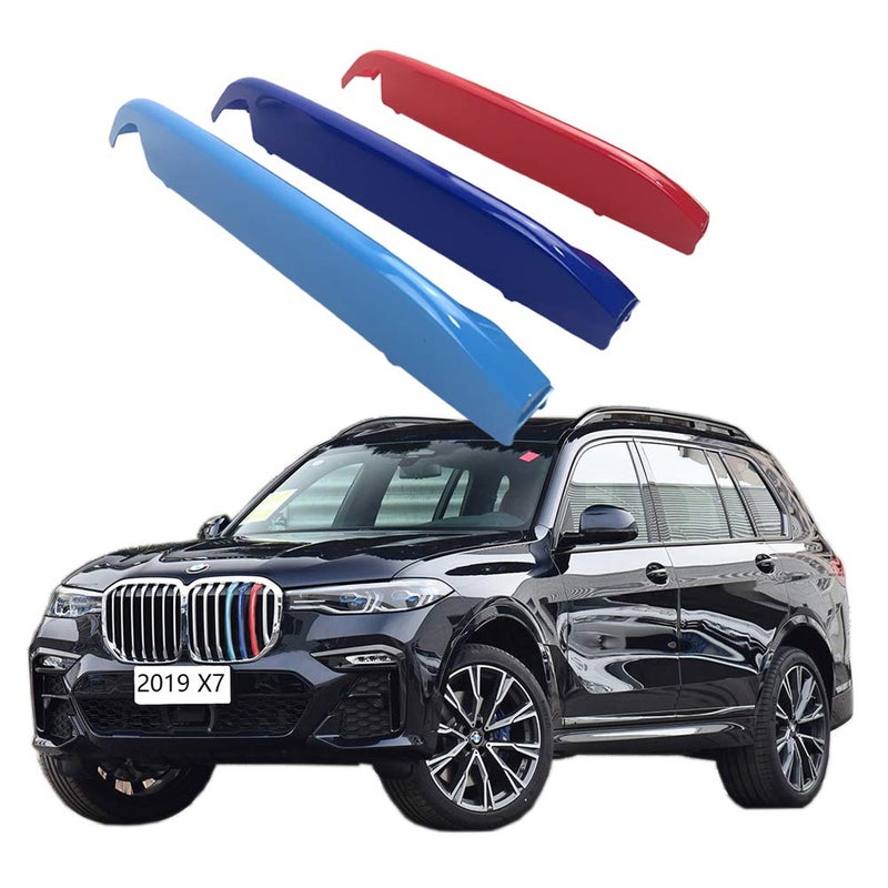 Lanyun grill stripes color compatible with bmw X7 G07 2019 2020 2021 2022 2023 grill accessories color grill insert trims G07 grill with 7 vertical beam - Image 3