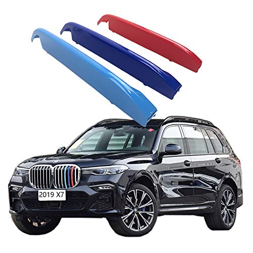 Lanyun grill stripes color compatible with bmw X7 G07 2019 2020 2021 2022 2023 grill accessories color grill insert trims G07 grill with 7 vertical beam - Image 1