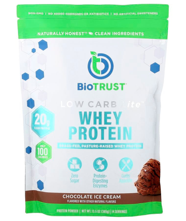 BioTrust Low Carb Lite™ Whey Protein Chocolate Ice Cream 13.5 oz (385 g)