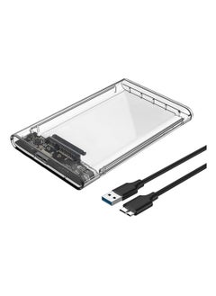 Y&D SATA to USB 3.1 Tool-less Clear External Hard Drive Enclosure Support UASP for 