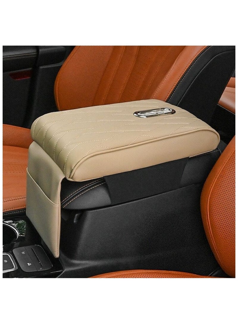 Generic Car Central Control Armrest Memory Foam Armrest Heightening Pad, Lengthened Central Armrest Box Pad - Image 1