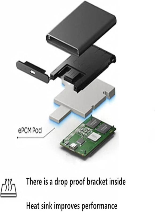Portable Ssd Mobile Solid State Drive External Hard Drive Usb3.1 Type C, Mini 4TB Expansion Hard Drive Suitable for Desktop, ​Notebook, Mac, Ps4, Etc