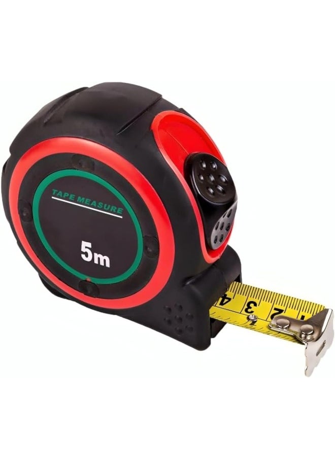 Biella Biella Self-Locking Measuring Tape - Durable Steel Tape Measure with Auto Lock, Imperial/Metric for Accurate Construction, Carpentry & Electrical Work  - Image 1