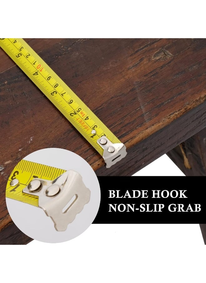Biella Biella Self-Locking Measuring Tape - Durable Steel Tape Measure with Auto Lock, Imperial/Metric for Accurate Construction, Carpentry & Electrical Work  - Image 4