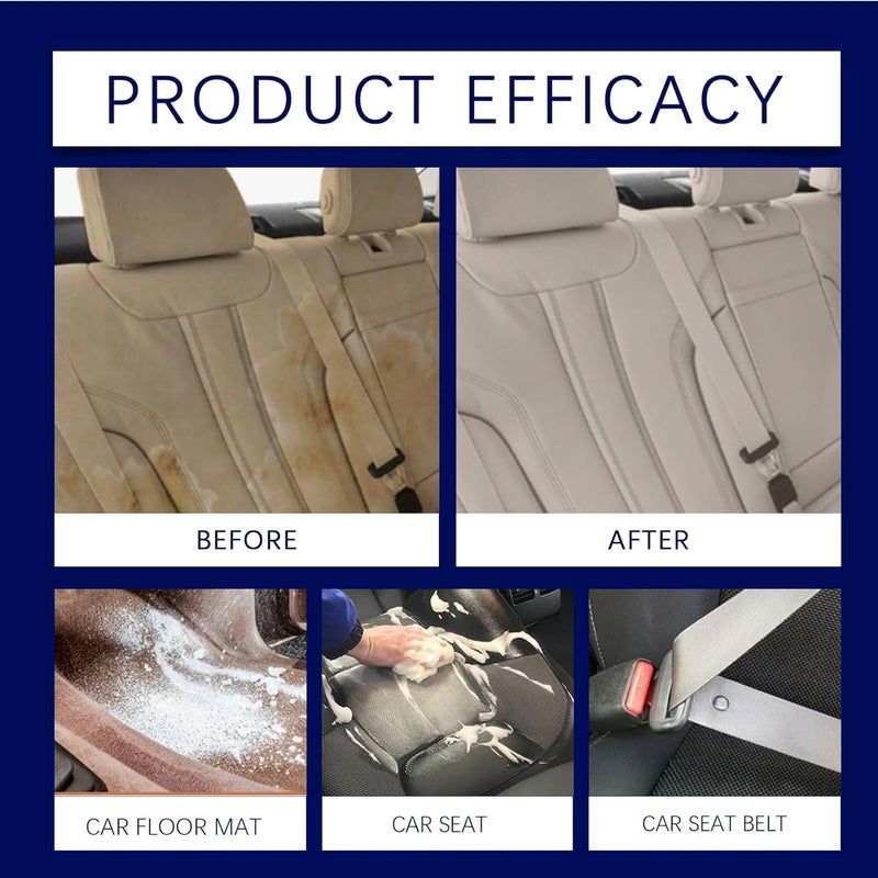 KASTWAVE Dry Cleaning Agent for Fabric Sofa, No Wash Fabric Sofa Cleaner, Wash-free Clothing Foam Cleansing Spray, Sofa Dry Cleaning Foa, Carpet Dry Cleaning Foam, Multi-Purpose Stain Dry Cleaner Rinse-free - Image 1