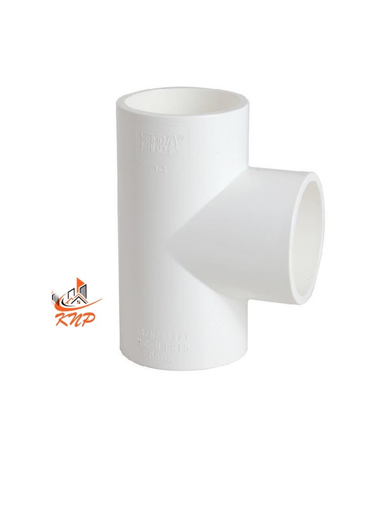 KNP PVC HP Tee 1" - White  - Image 3