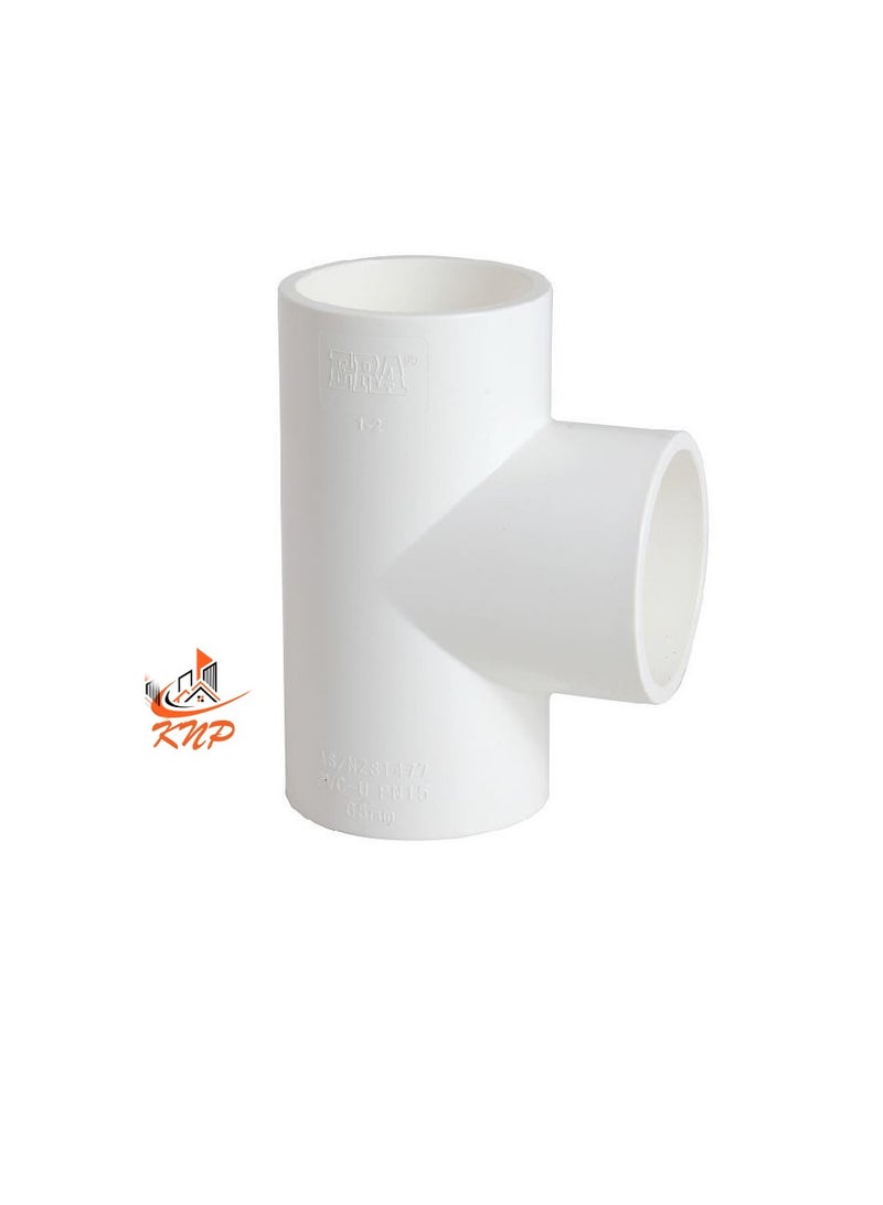 KNP PVC HP Tee 1" - White  - Image 2