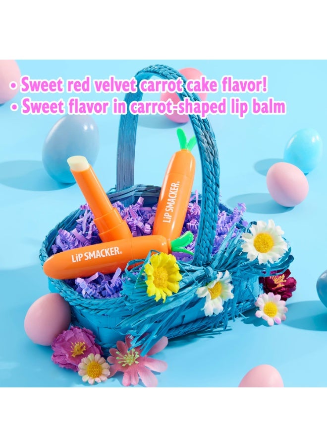 Lip Smacker Carrot Lip Balm, Moisturizing & Nourishing Lip Care, Adorable Easter-Themed Collectible, Fun & Giftable for All Ages - Red Velvet Carrot Cake - Image 5