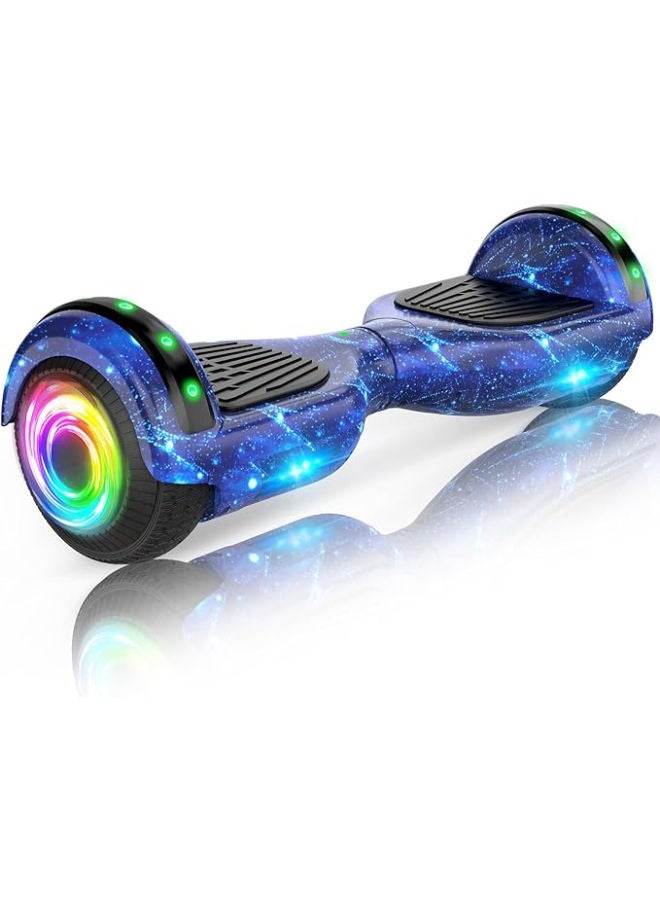هوفر بورد ببطارية قوية وسماعات بلوتوث وإضاءة LED وعجلات 6.5 بوصة - Image 1