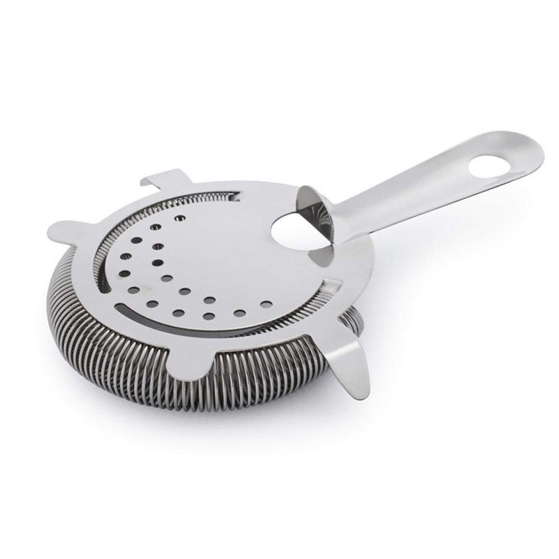 NJ Cocktail Bar Strainer, Stainless Steel Hawthorne Strainer, Commercial Quality Bartender's Supplies: 2 Pcs - Image 1