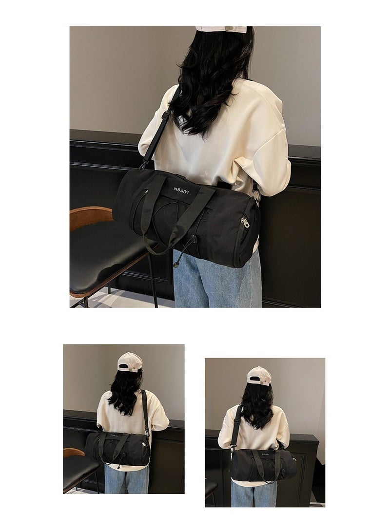 Lightweight Large Capacity Travel Duffel Bag with Wet Dry Separation for Gym Sports Yoga - Image 3