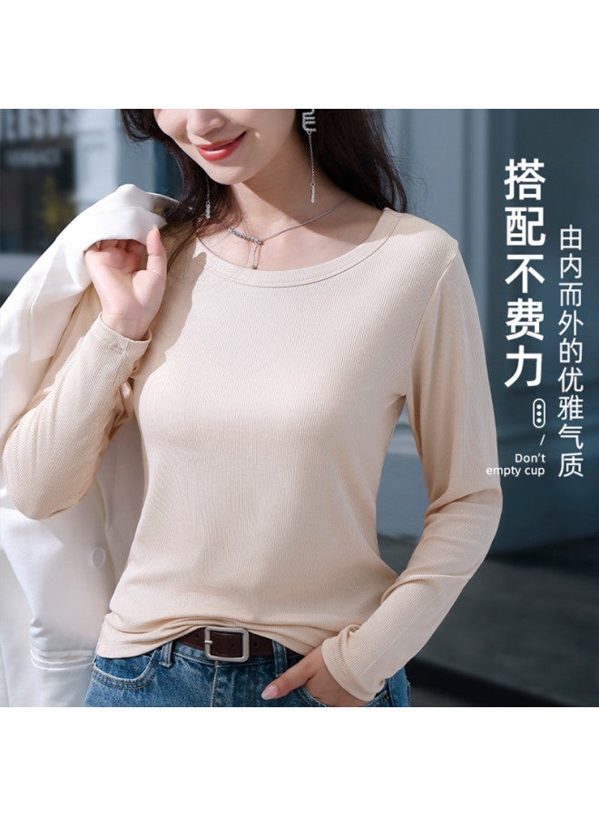 Goso Round Neck Knitted Sweater Women Spring/Autumn Top 2025 New High-End Feel Inner Wear Base Layer Can Be Worn Outside Sweater - Image 3