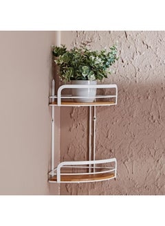 ECO 2 Tier Bamboo Corner Rack  - Image 1
