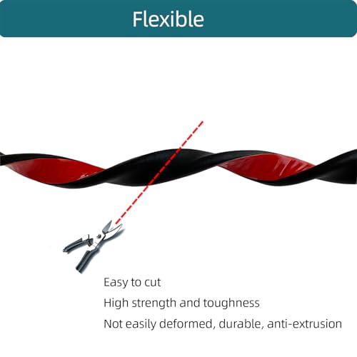 Tintvent D Shape EPDM Foam Rubber Seal with Tape, Self-Adhesive Rubber Weather Stripping for Boat, Auto, RV, Marine, Garage Doors/Window and More, W:0.75"; H:0.375"; L:26Feet - Image 3