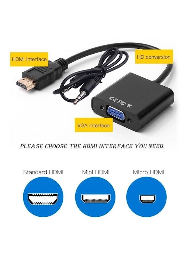 Hdmi To Vga Converter Black - Image 2