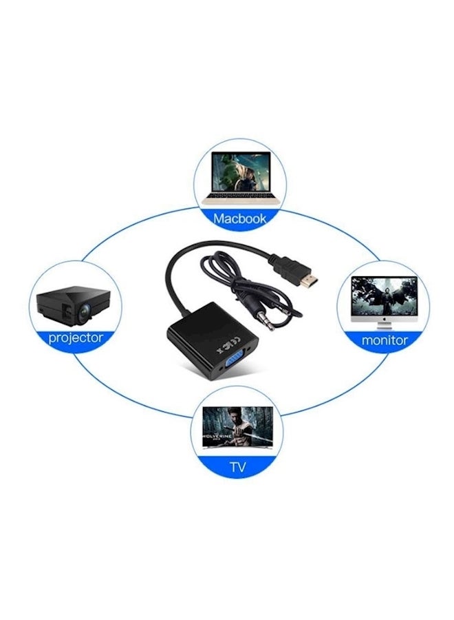 Hdmi To Vga Converter Black - Image 4