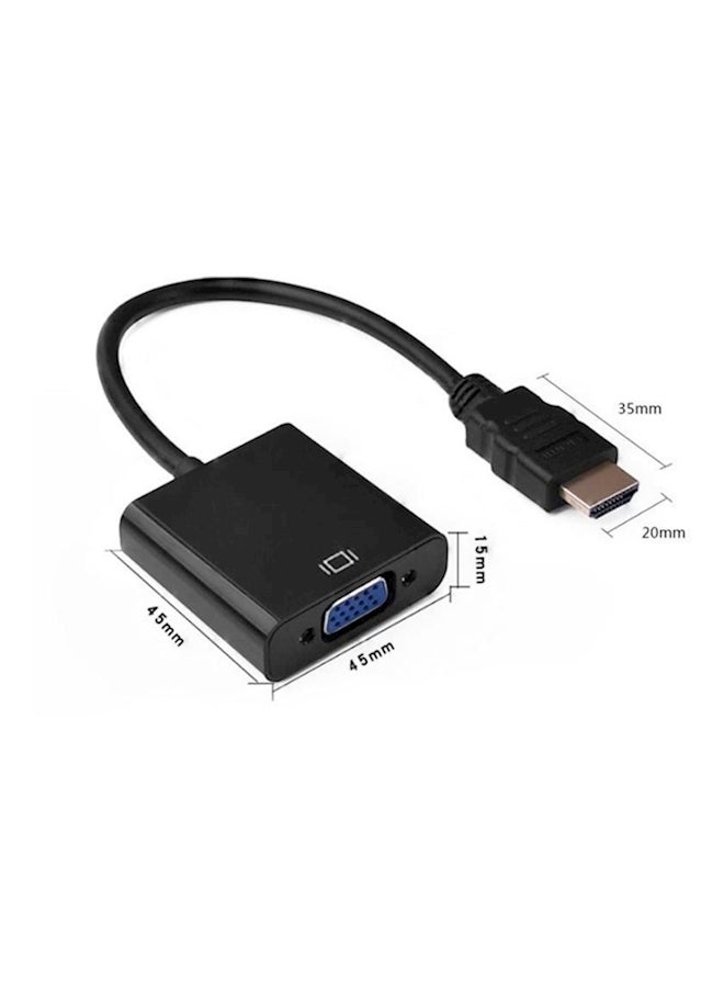 Hdmi To Vga Converter Black - Image 3