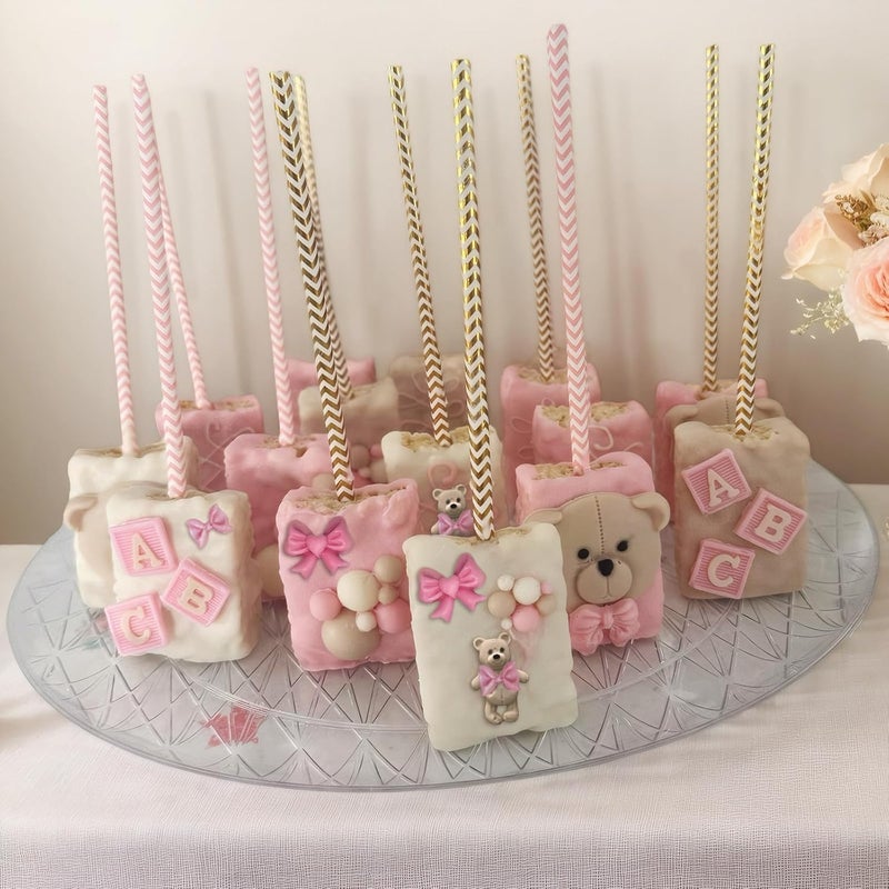 Roxjaejae 3 Pcs Bear Silicone Mold Fondant Bear Mold Candy Cake Bow Chocolate Molds for Cake Decoration, DIY Desserts, Cupcake, Fondant, Clay, Gum Paste - Image 5
