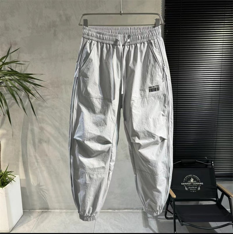 2024 Fashion Loose Breathable Tiktok Fast Hand Internet Celebrity Same Style All-Match Quick-Drying Pants Pants - Image 1