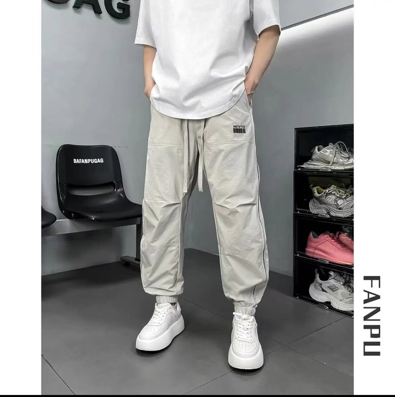 2024 Fashion Loose Breathable Tiktok Fast Hand Internet Celebrity Same Style All-Match Quick-Drying Pants Pants - Image 3