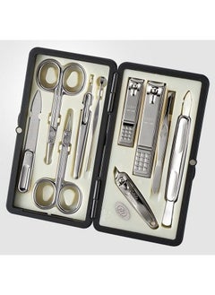 Three Seven (777) Korean Nail Clipper! World No. 1. Three Seven (777) Premium Quality Gift Travel Manicure Grooming Kit Nail Clipper Set (10 Pcs 2100) Made In Korea Since 1975 (Silver)  - Image 2