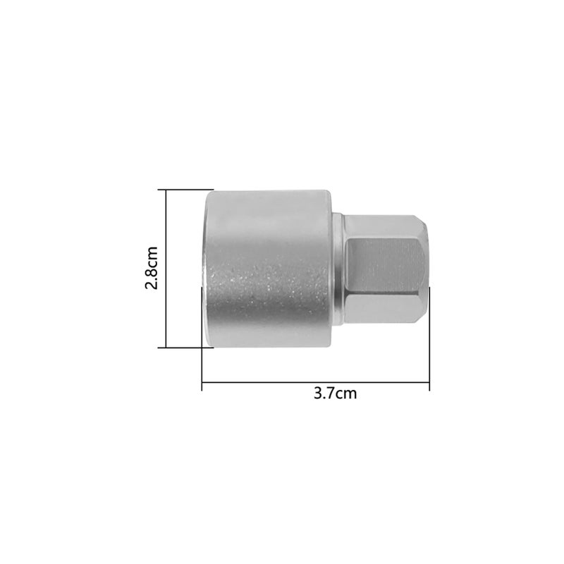 Anti-theft Screw Socket Wrench Silver 817 T Unique Security Design - Vehicle-specific Matching Screw Socket Wrench for Car Wheel Anti-theft Protection - Image 4