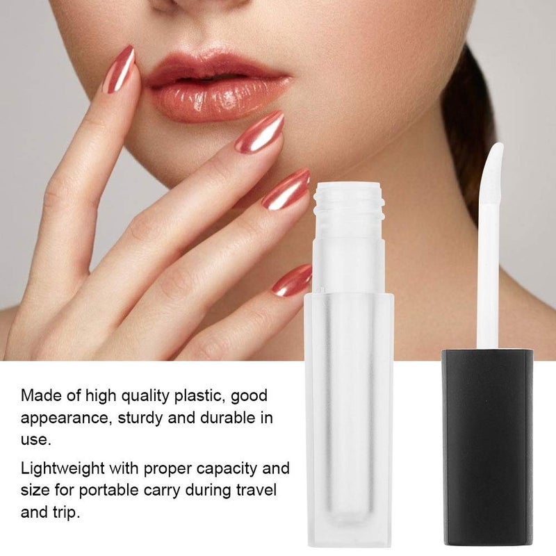 2.5ml Empty Lip Gloss Tube, DIY Lip Container for Liquid Lipstick, Transparent Plastic Refillable Bottle with Plug, Perfect for Personal or Professional Cosmetic Use - Image 2