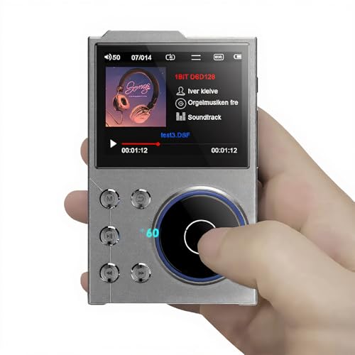 LAISANIM MP3 Player, Hi Res Player, MP3 Player with Bluetooth and WiFi, Digital Music Player Bluetooth 5.3 Lossless DSD FLAC HD HiFi Portable MP3 Player - Image 1