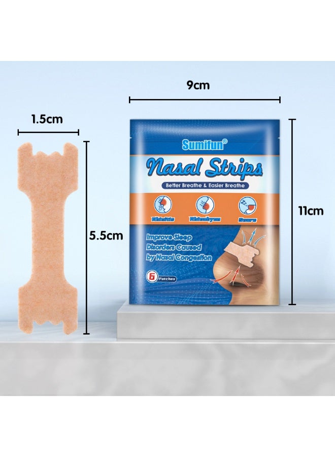 سوميفون شرائط الأنف لتنظيف تجويف الأنف ومنع الشخير وتخفيف صعوبات التنفس - Image 5