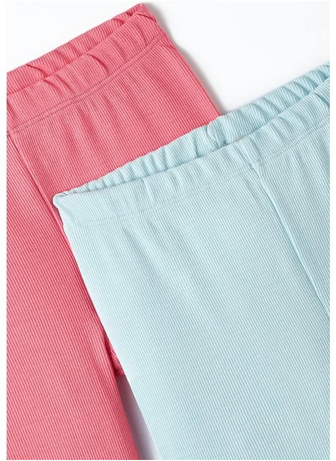 JUNE June Girl 2-Pack Camisole Basic Tight Pink - Light Blue