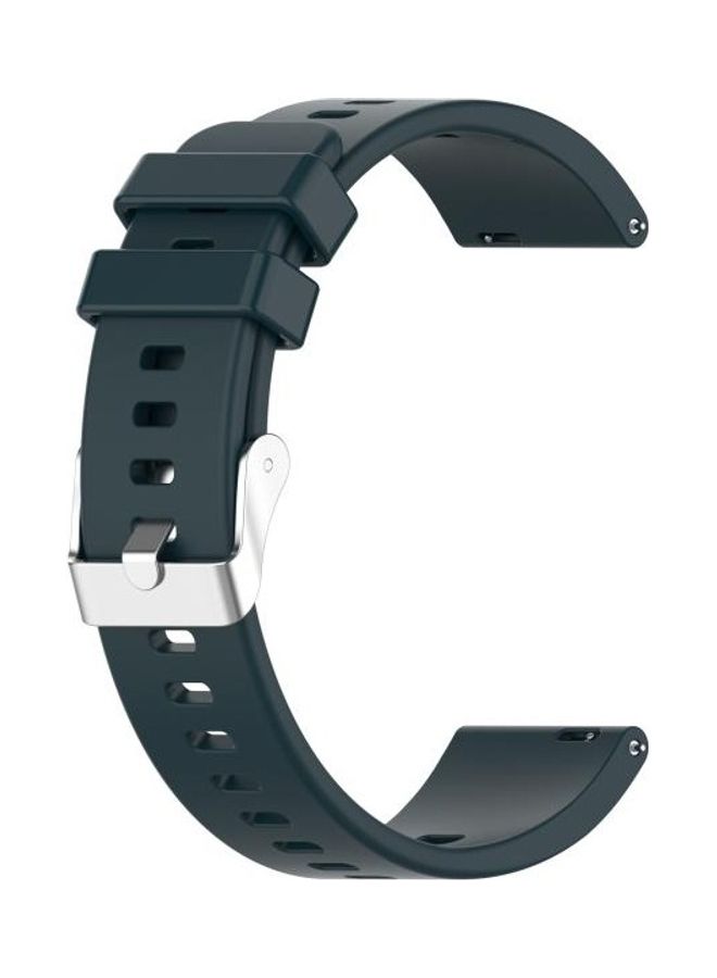 NIBEMINENT Silicone Replacement Wrist Strap Watchband For Huawei Honor Watch ES Green - Image 1