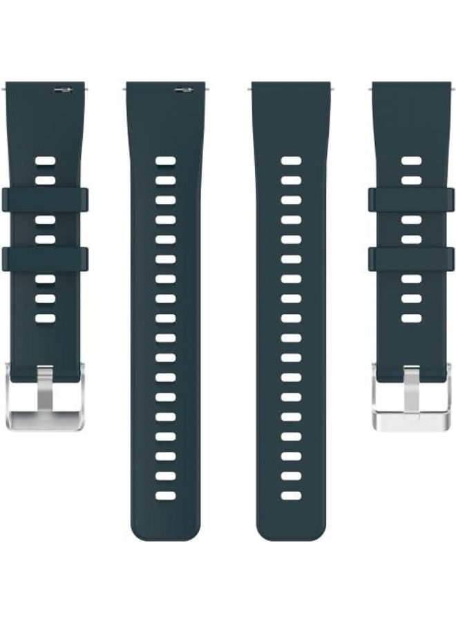 NIBEMINENT Silicone Replacement Wrist Strap Watchband For Huawei Honor Watch ES Green - Image 2