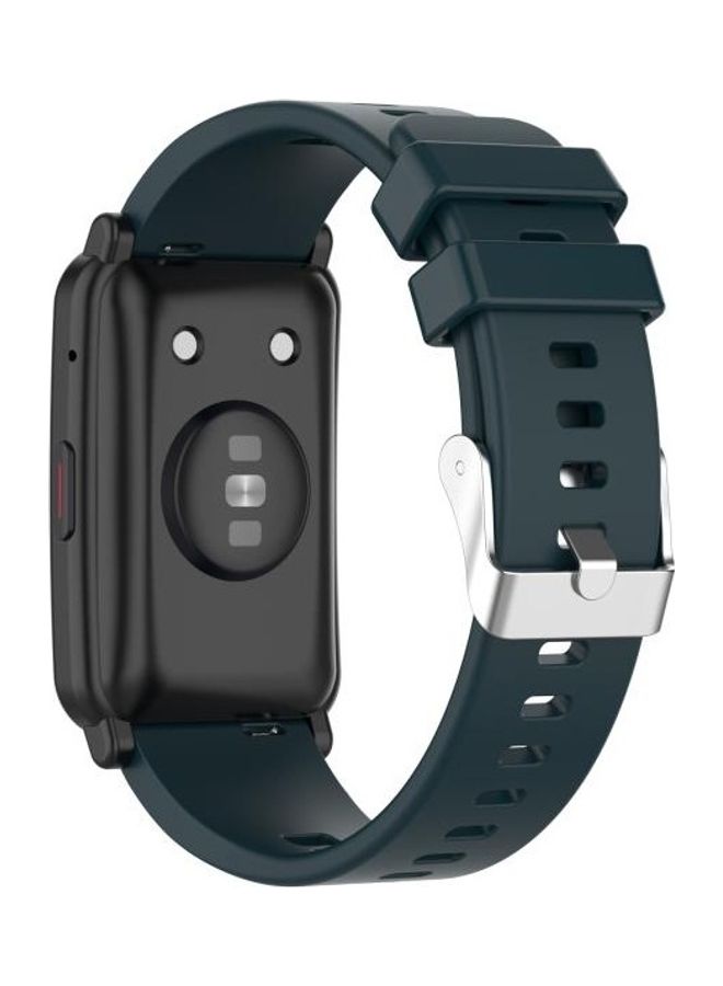 NIBEMINENT Silicone Replacement Wrist Strap Watchband For Huawei Honor Watch ES Green - Image 5