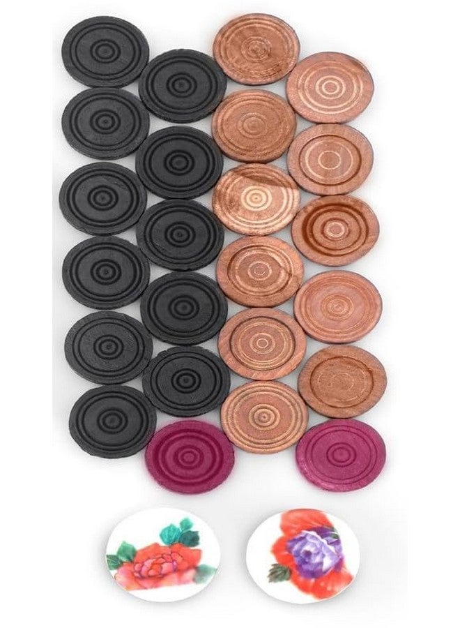 اس ام تي لوح كاروم للتدريب الاحترافي عالي الجودة SMT بلمسة نهائية غير لامعة مع أداة ضرب العملات المعدنية والمسحوق (32 بوصة) - Image 4